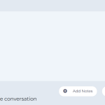 Shared details for conversations